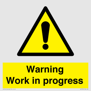 Warning Work in progress